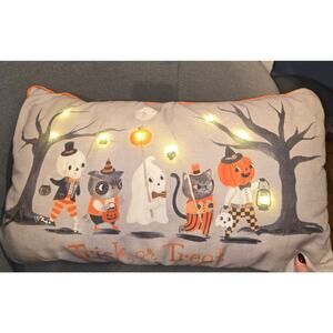 Trick or Treat light up pillow Cynthia Rowley